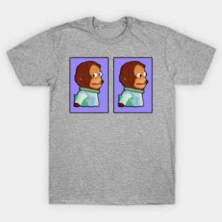 Awkward Monkey Looking Away Puppet Meme T-Shirt